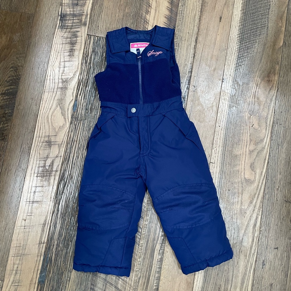 Snozu winter snow bibs girl 3T